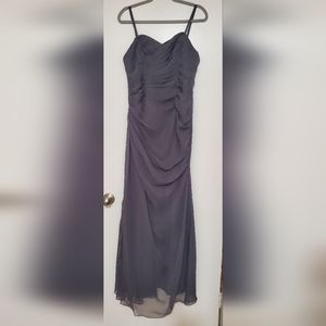 Impression Bridal Strapless Chiffon Dress